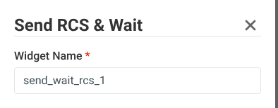naming the widget field