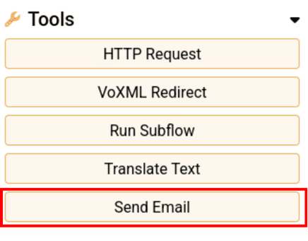 email widget in the widget library