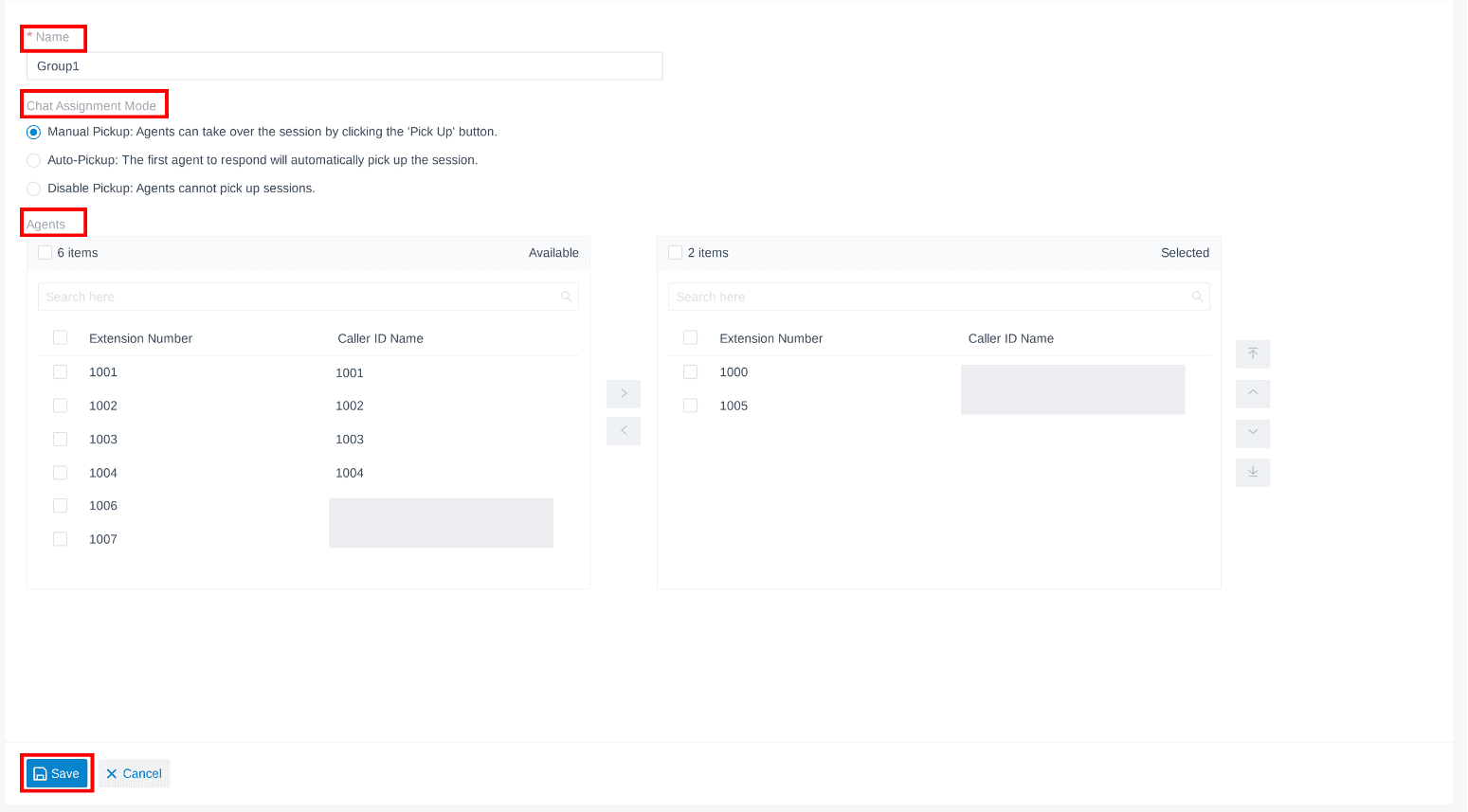 message queue settings