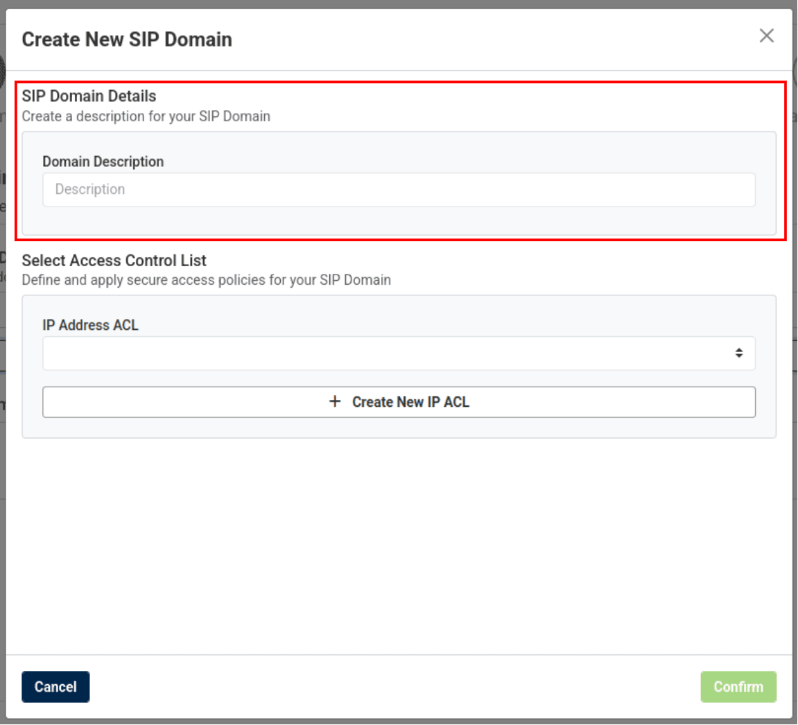 domain description